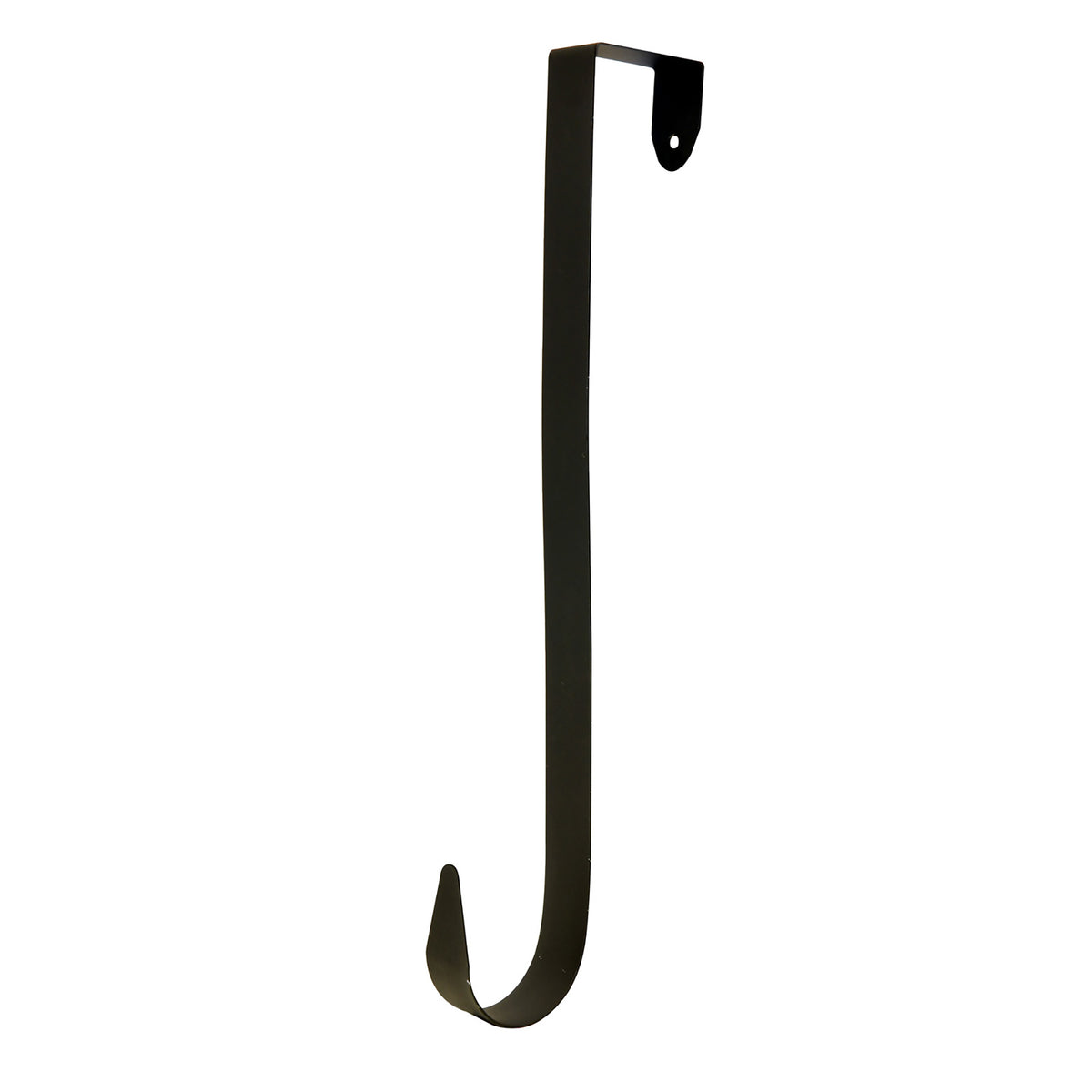 Support pour couronne de Noël noir mat, 12"