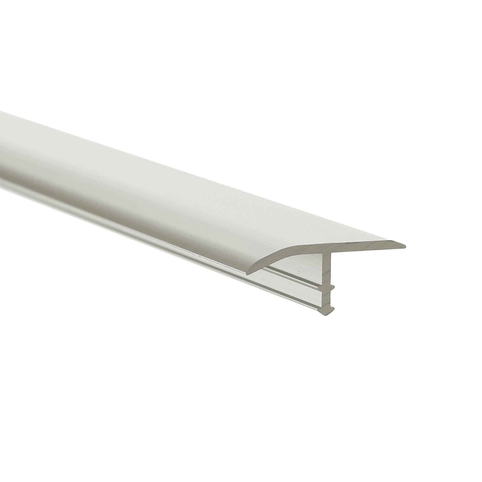 Réducteur de moulure en T pour carrelage argent satiné anodisé, 5/16" x 7/8" x 8'