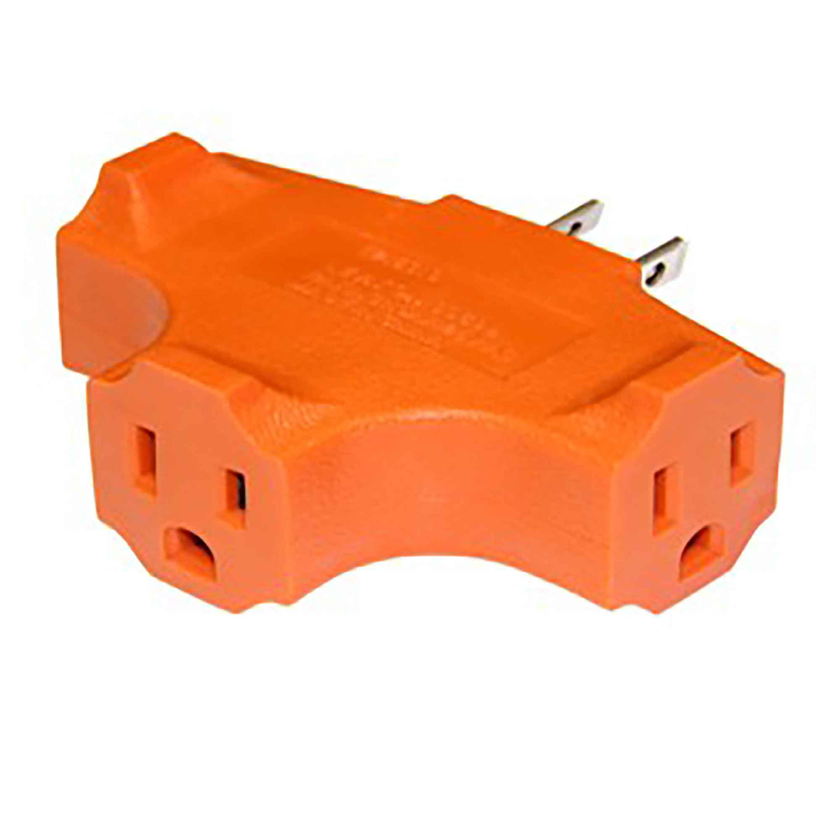 Adaptateur à 3 prises, orange