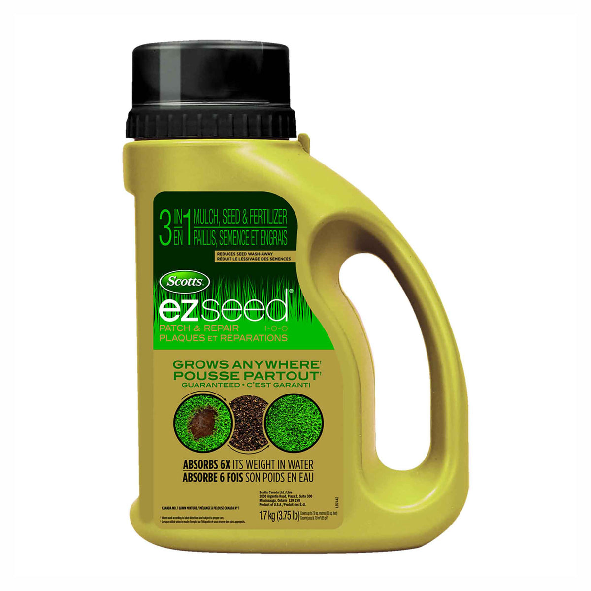 Mélange 3-en-1 pour la réparation du gazon EZ Seed, 1-0-0 (1,7 kg)