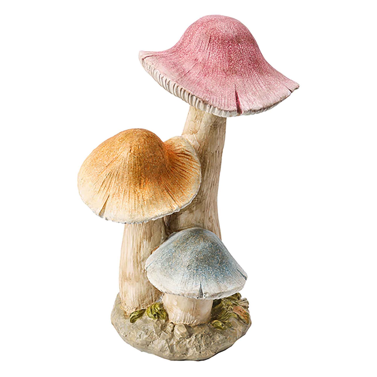 Décoration d'un trio de champignons en magnésie, 11,61''