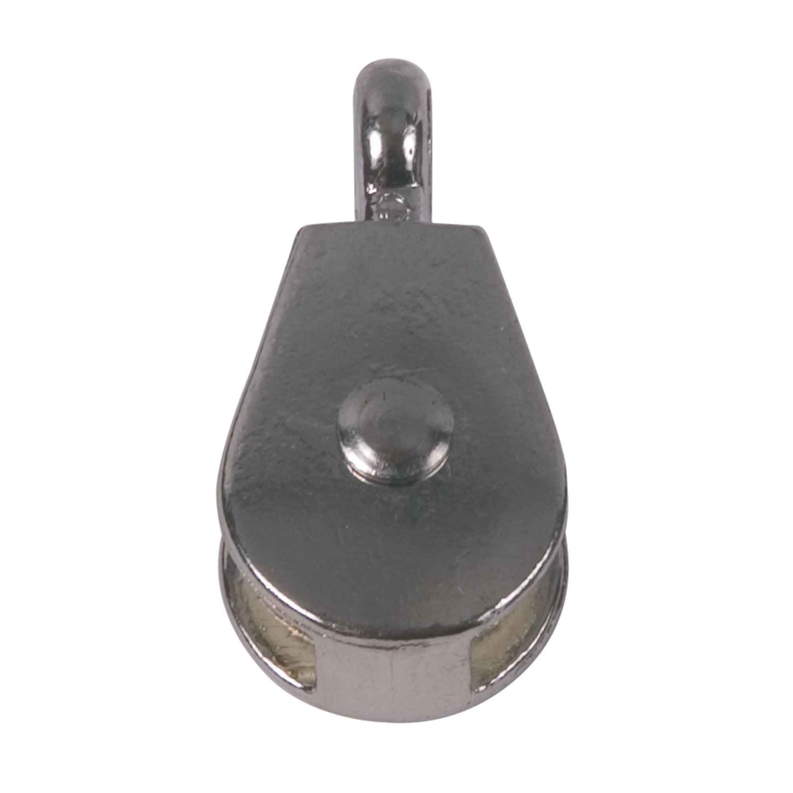 Poulie simple à œil fixe en acier en acier plaqué zinc, 1-1/2"