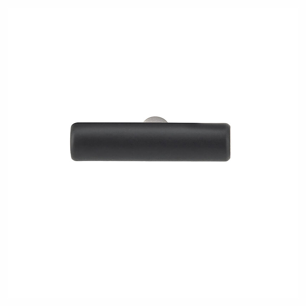 Bouton en métal de 50 mm, noir mat (8 unités)