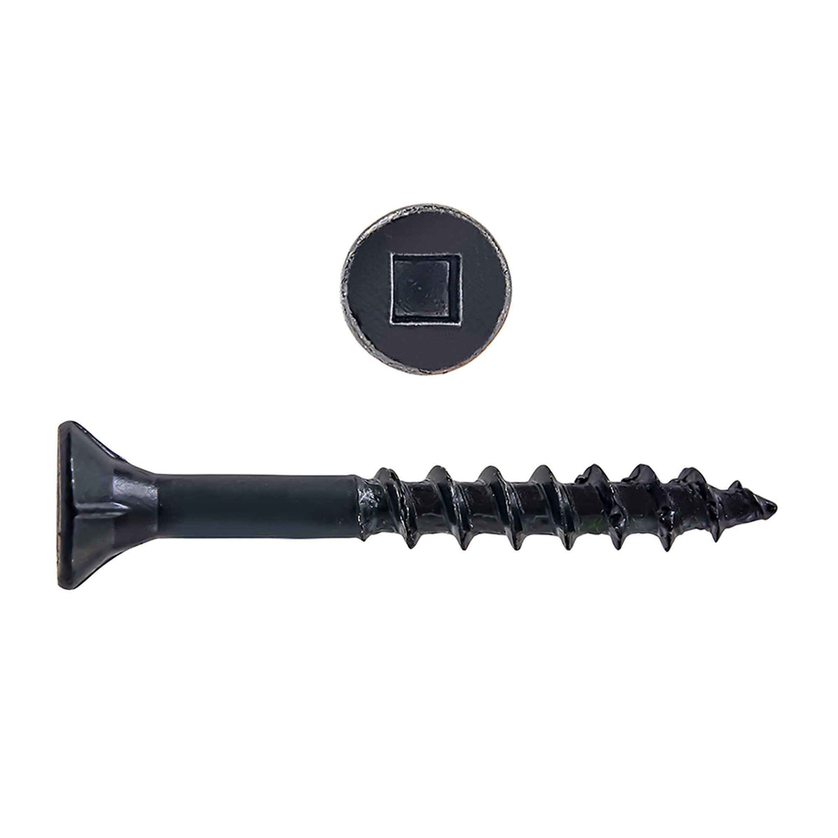 Vis de construction noire, #10 x 1-1/2" (10 unités)