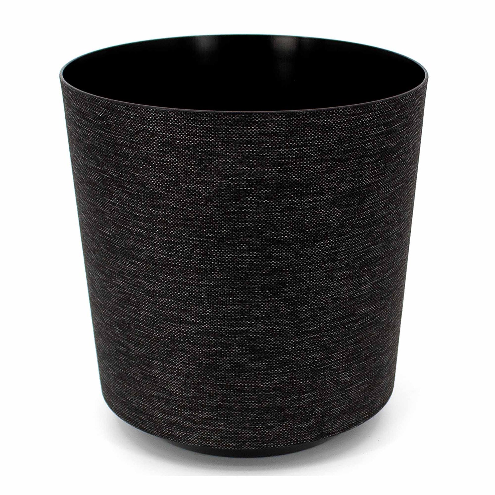 Jardinière Gama avec textile noir, 12'' x 12''