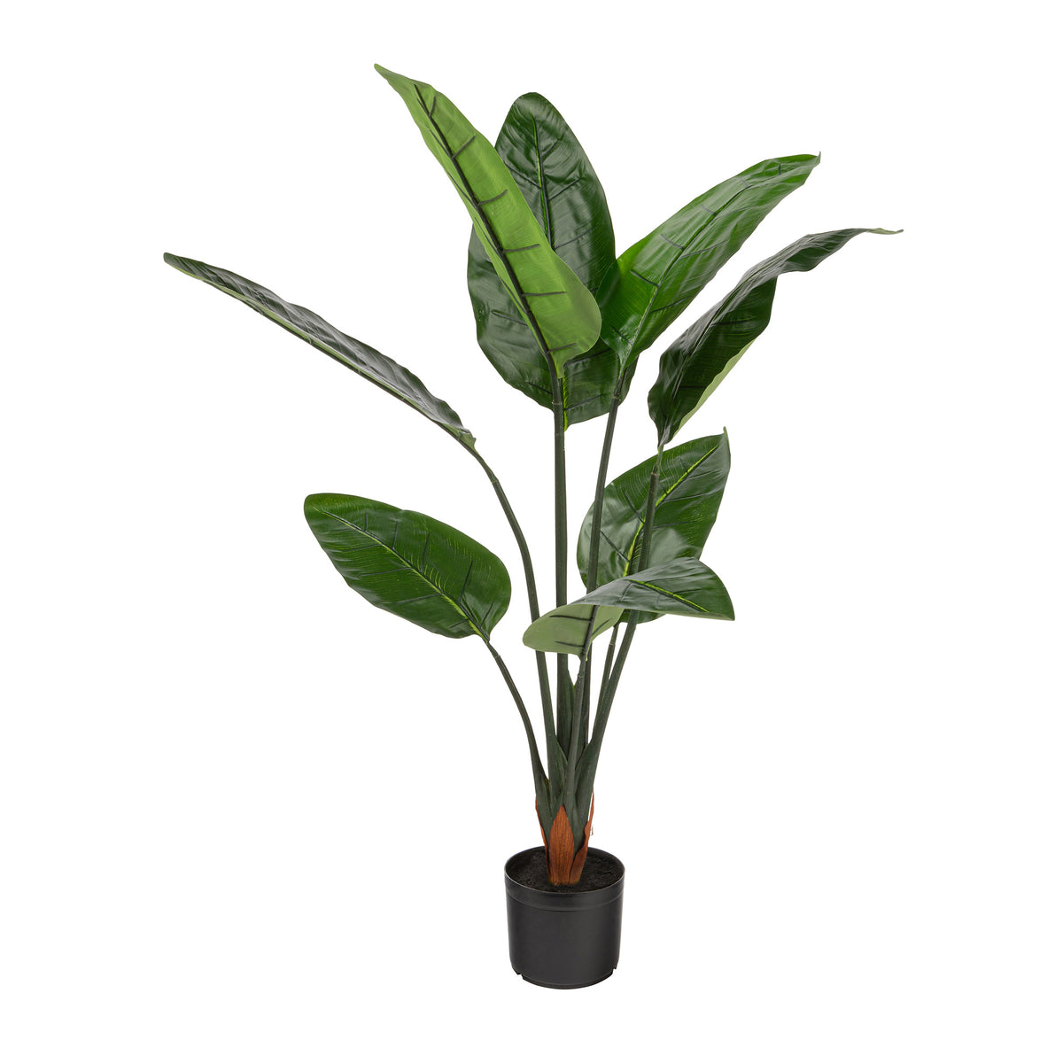 Plante artificielle Oiseau du paradis en pot, 45&quot;