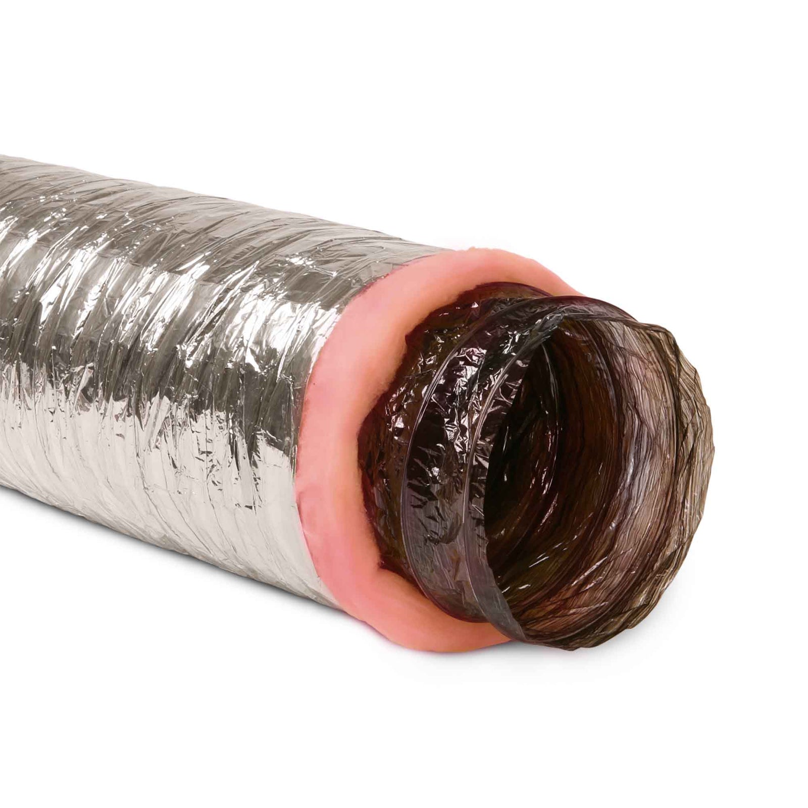 Conduit d’air en polyester à deux plis, 8" x 25'