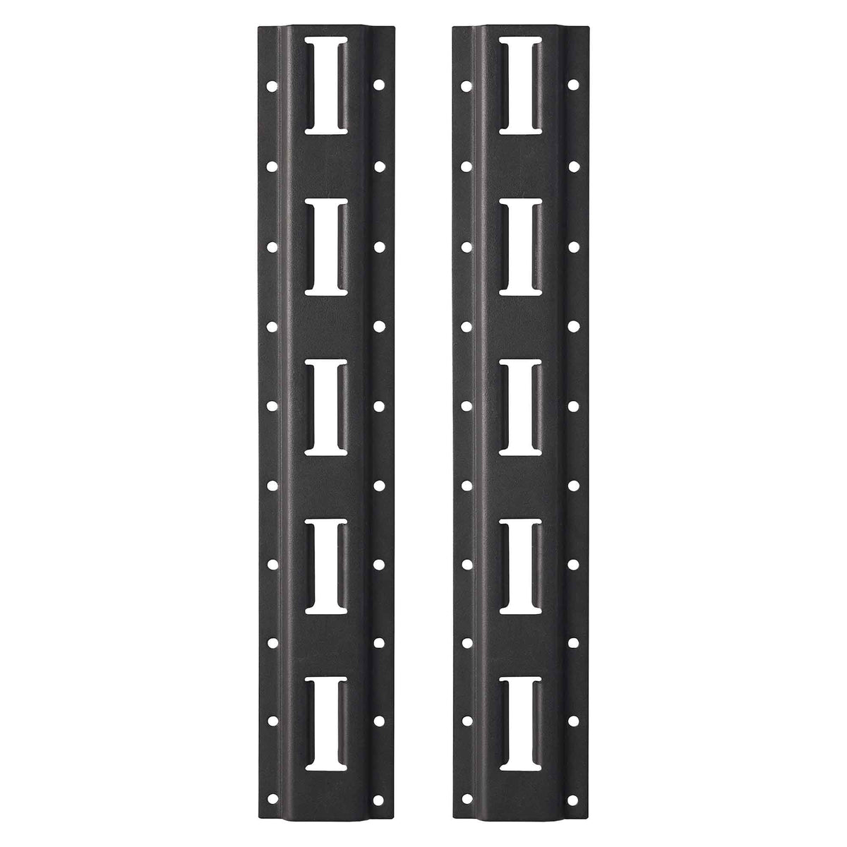 Rail en E vertical pour étagères de rayonnage Packout 20&quot; x 3,5&quot;, 2 unités