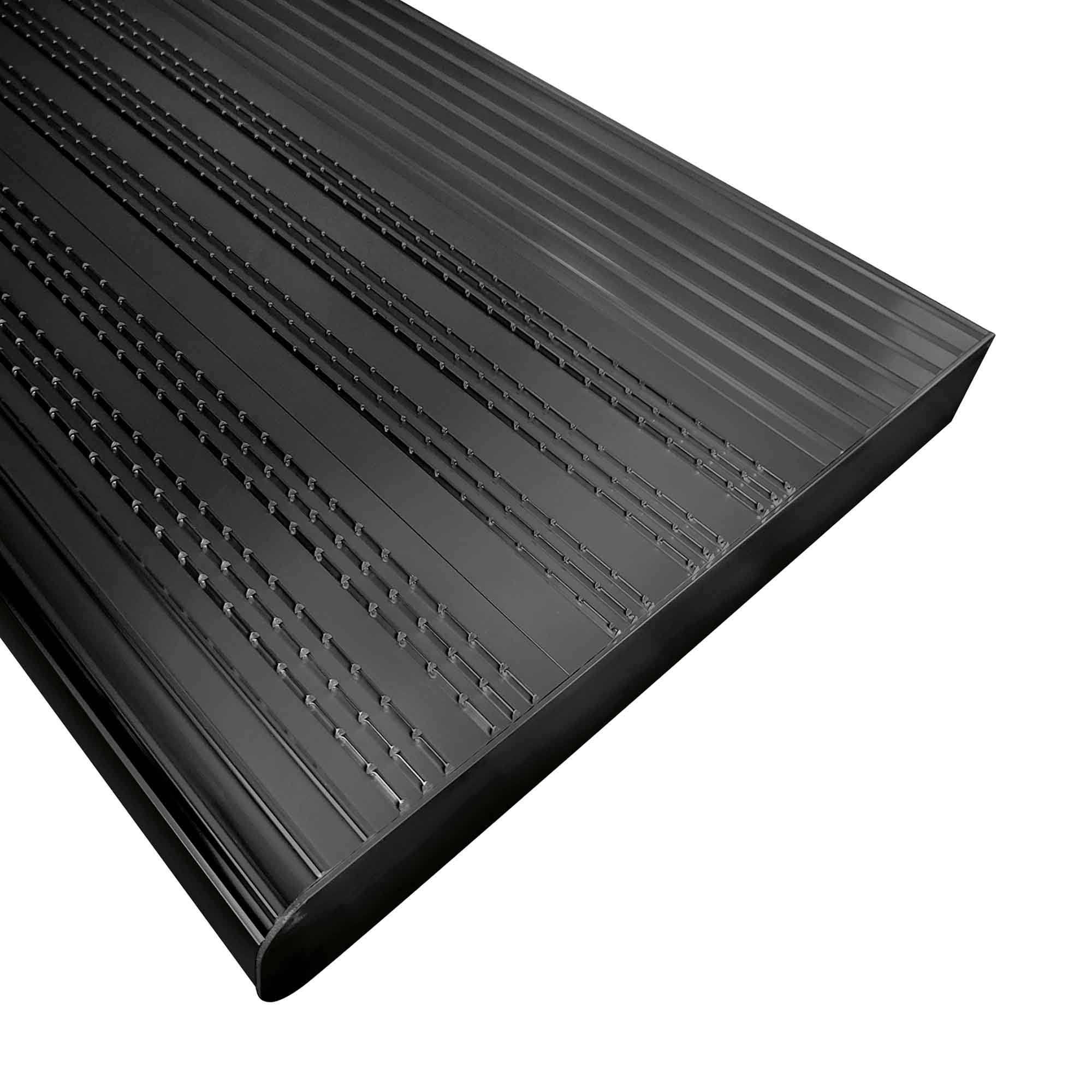 Marche d’escalier en aluminium de 42" Collection 11, noir