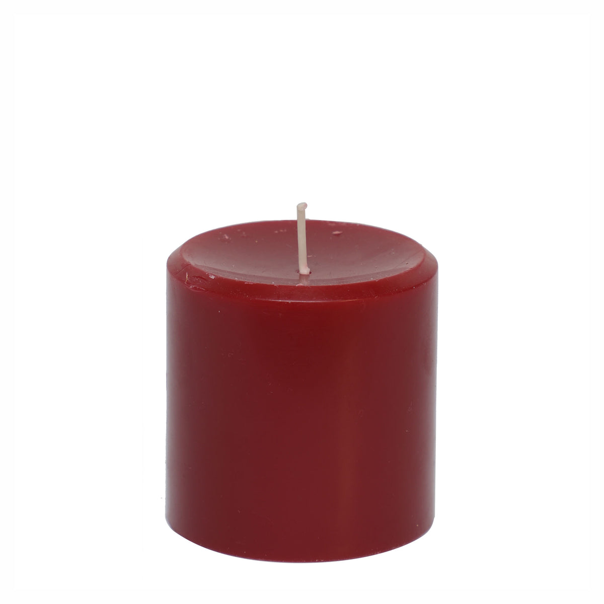 Chandelle parfumée à bout creux, 3" (bourgogne)