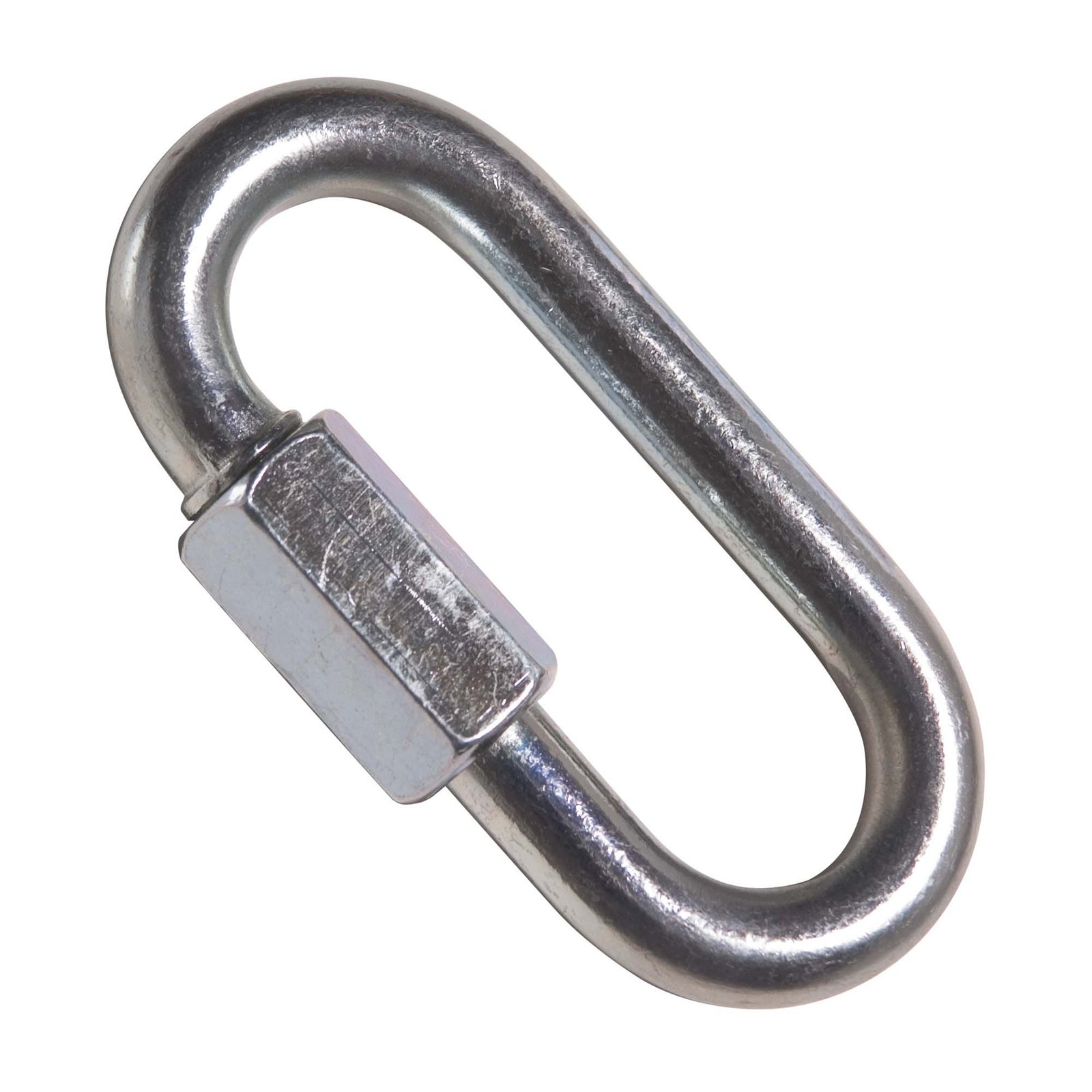 Maillon rapide plaqué de zinc de 3/16'' 