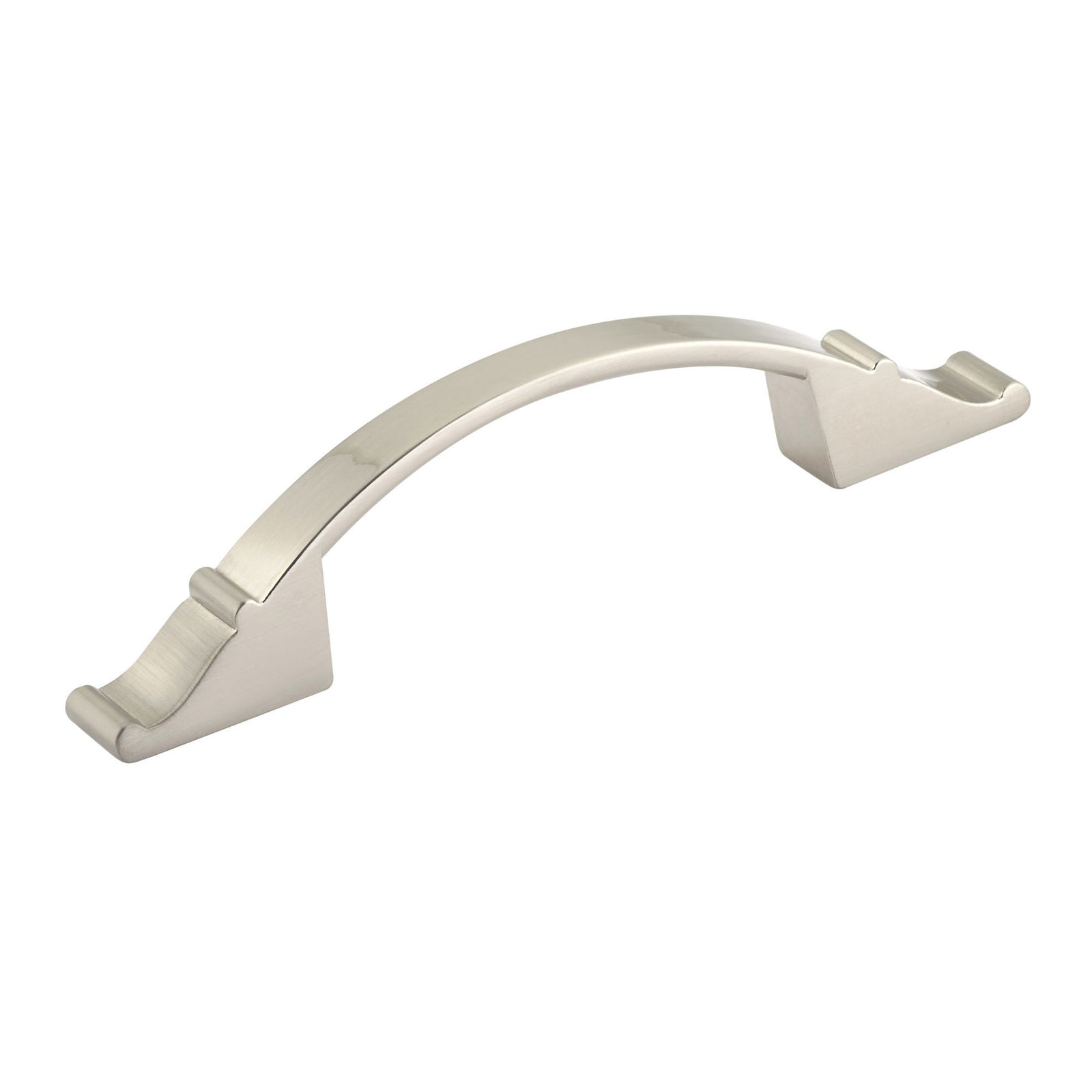 Poignée traditionnelle # 2606 en métal nickel brossé, 3'' C/C 