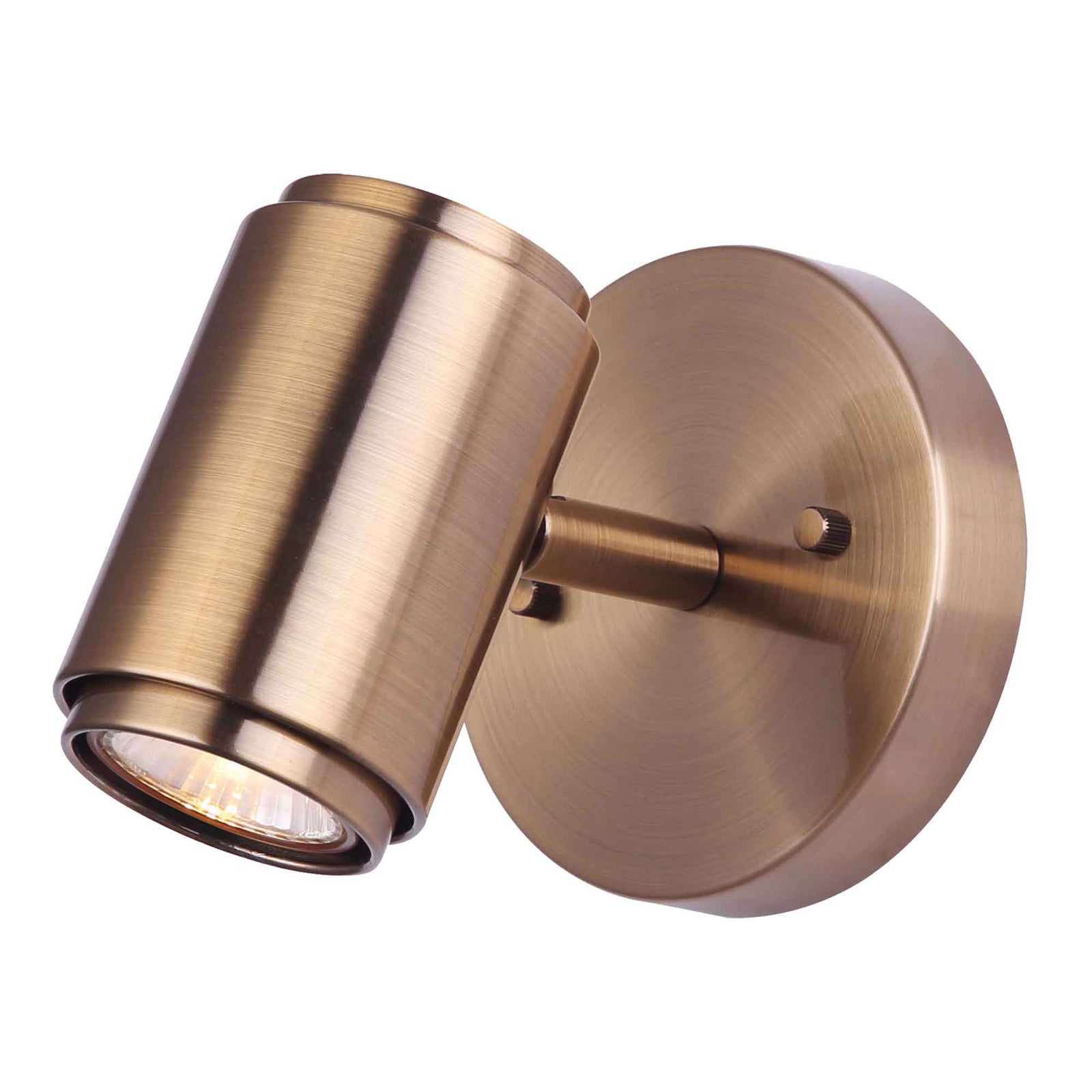 Plafonnier à 1 lumière Mayda doré, 5,75" x 5,5" x 4,75"