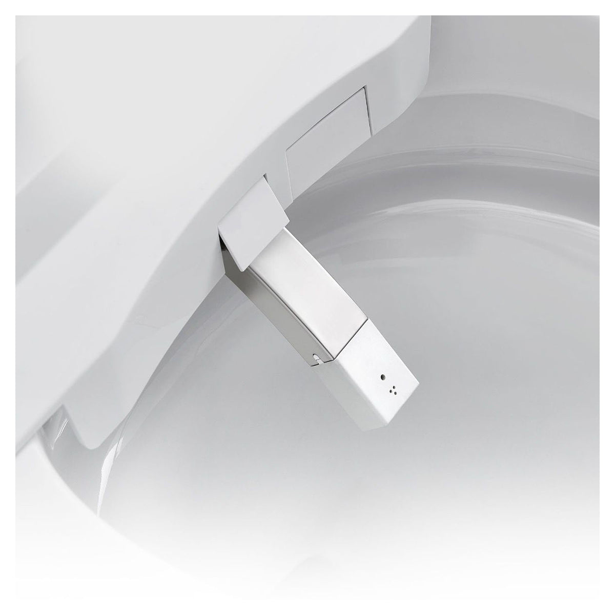 Toilette intelligente Ella à bidet avec réservoir intégré, 15,6" x 27,1" x 19,6"