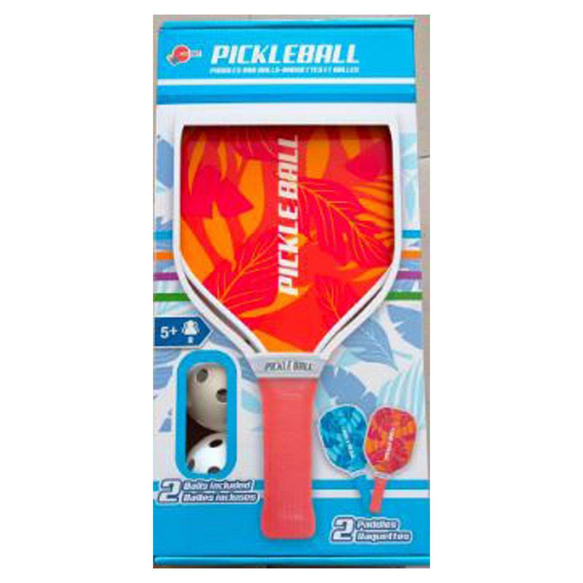 Jeu de Pickleball pour 2 joueurs, couleurs assorties