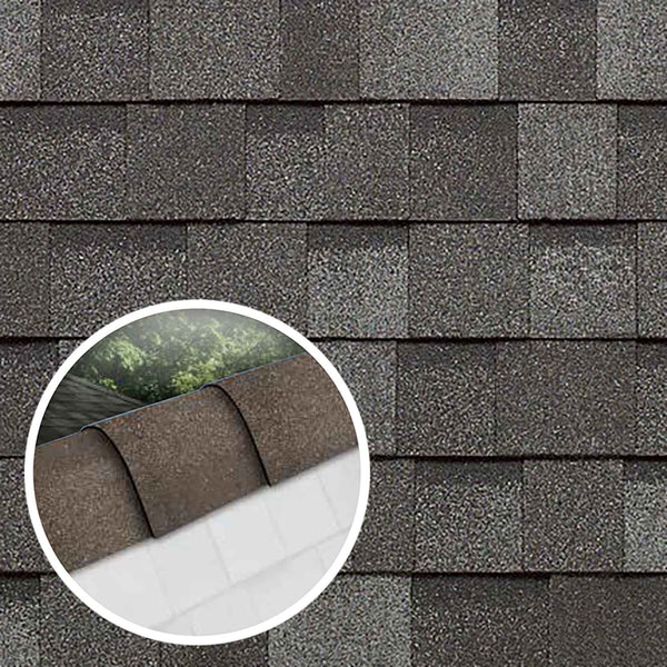 Hip and Ridge 12 Cap Shingles, Weatherwood - GAGNON - La Grande ...