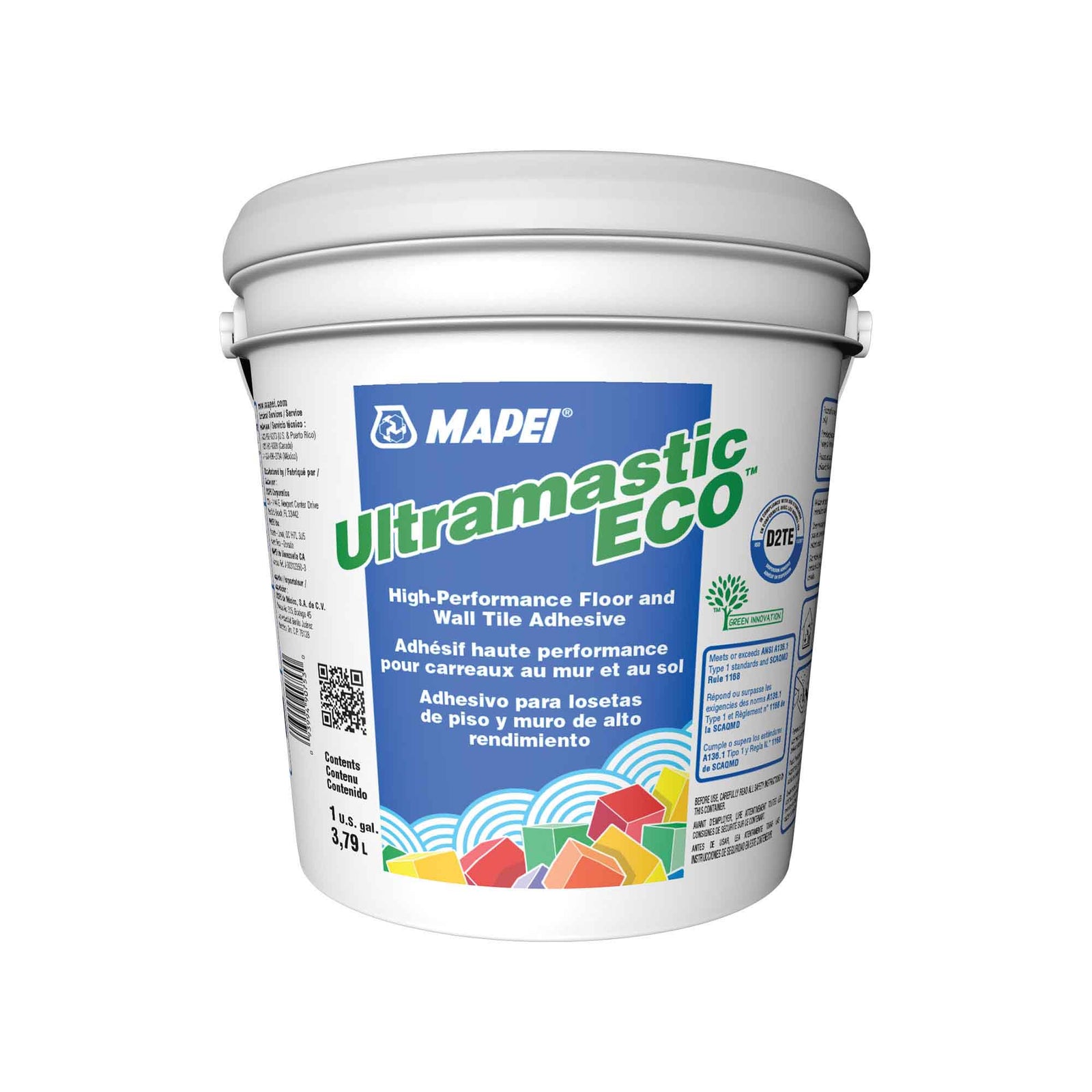 Adhésif haute performance pour carreaux au mur et au sol Ultramastic Eco, 3,79 L