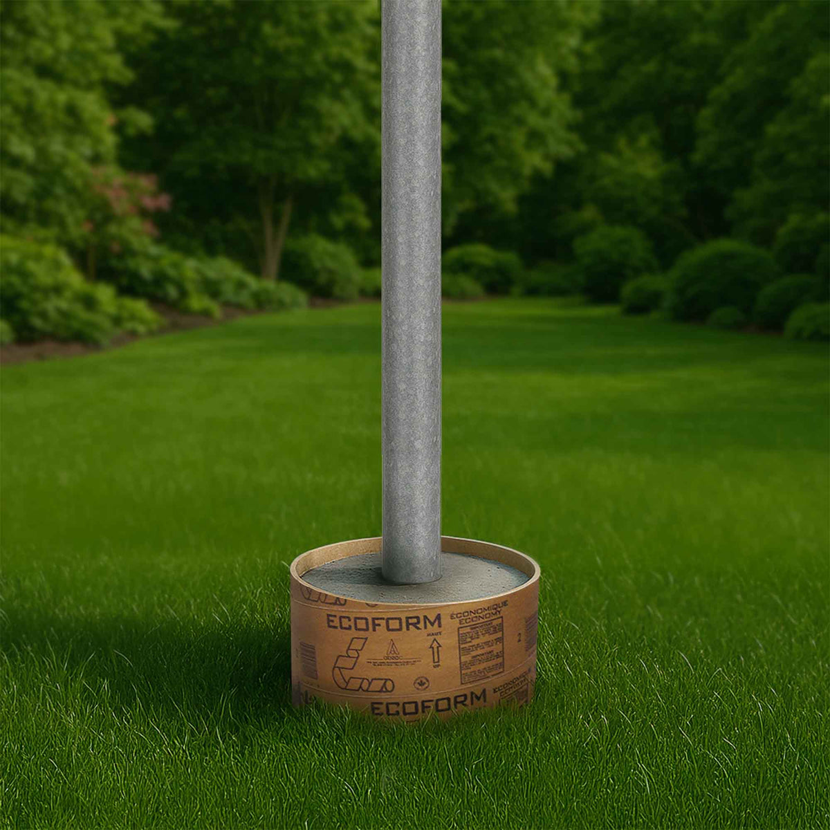 Tube à béton économique, 10" x 8'