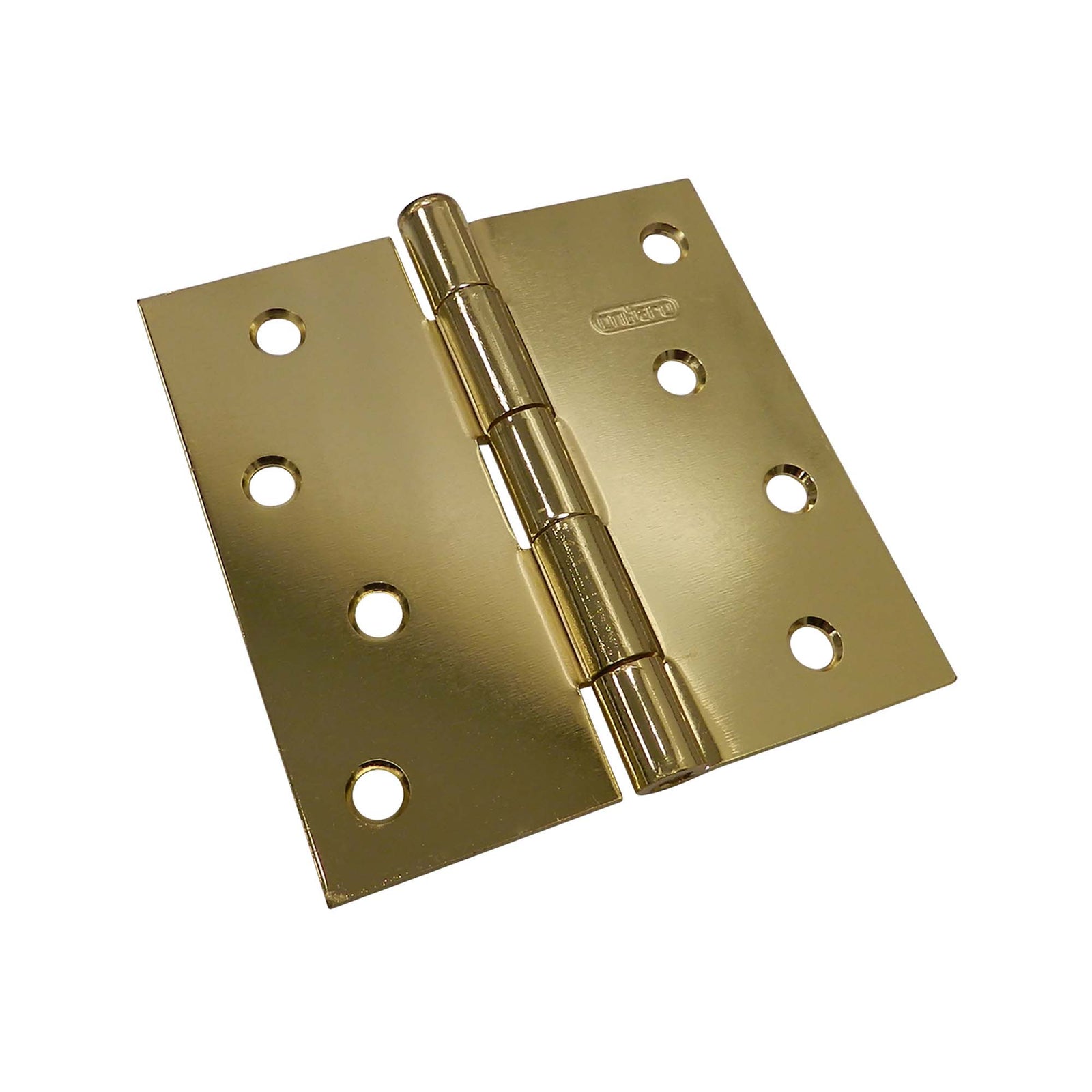 Penture à mortaiser au fini laiton de 4'', emballage de 2 unités