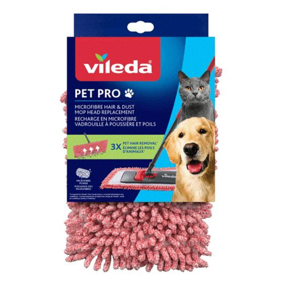 Tête de rechange pour vadrouille Pet Pro