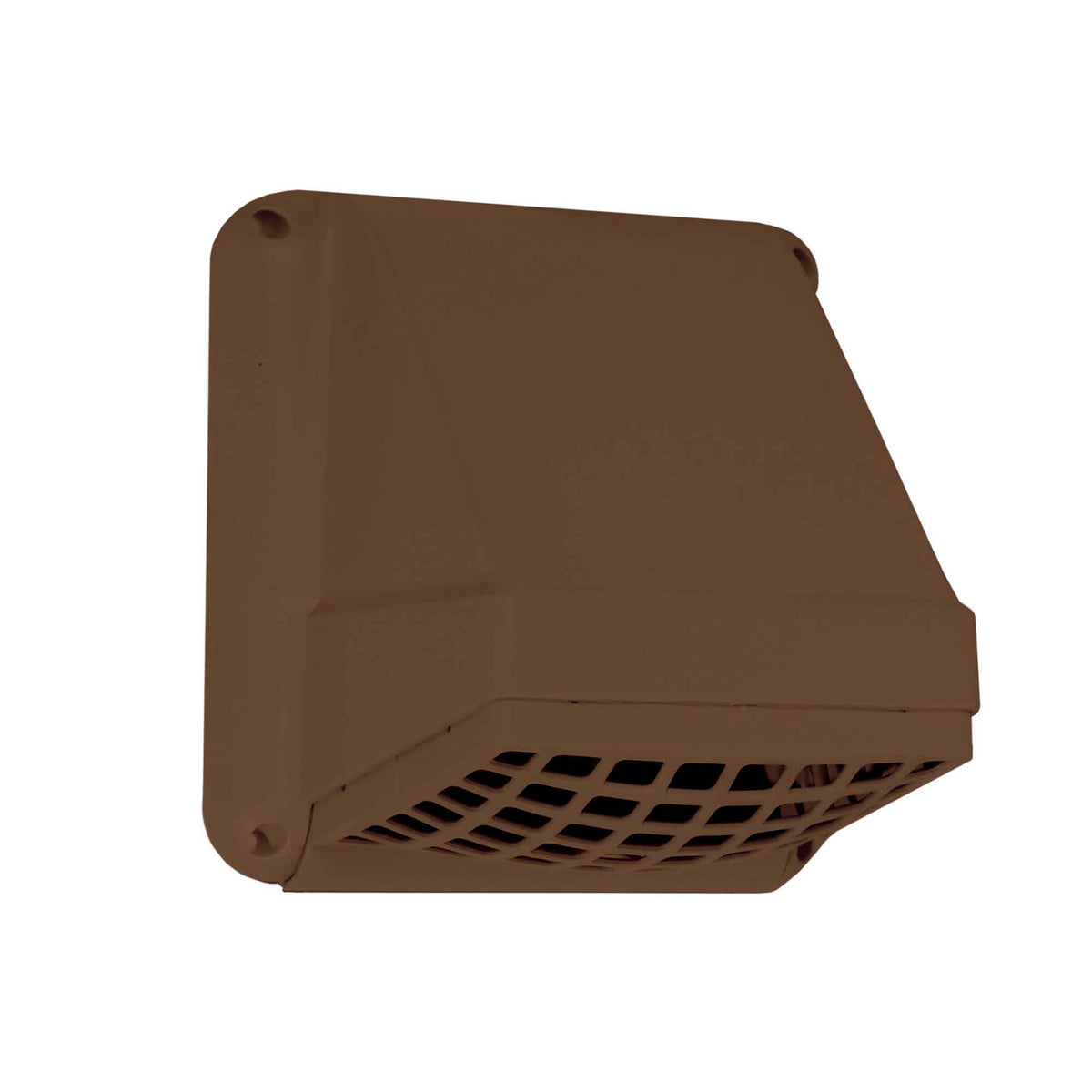 Capuchon de ventilation avec grille en plastique brun, 4&quot;