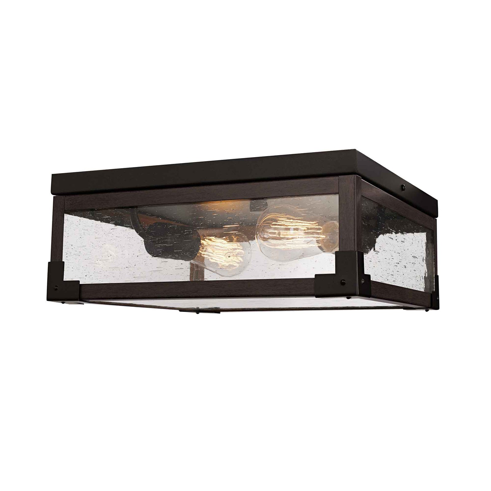 Plafonnier Williamsburg à 2 lumières, 13'' x 13'' x 5,2"