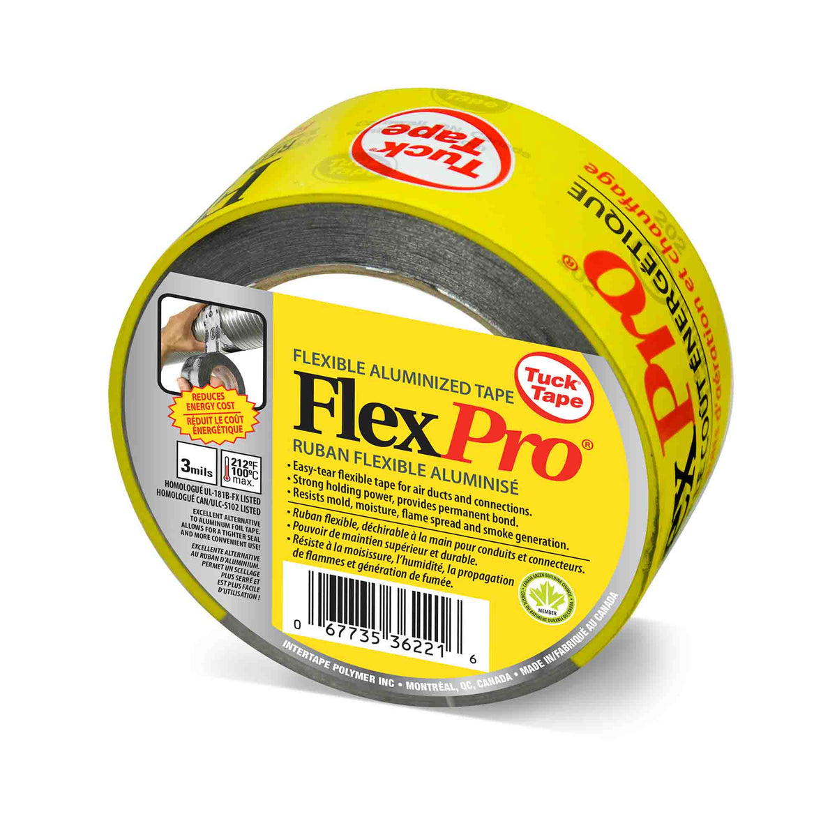 Ruban FlexPro flexible pour conduits, 48 mm x 50 m