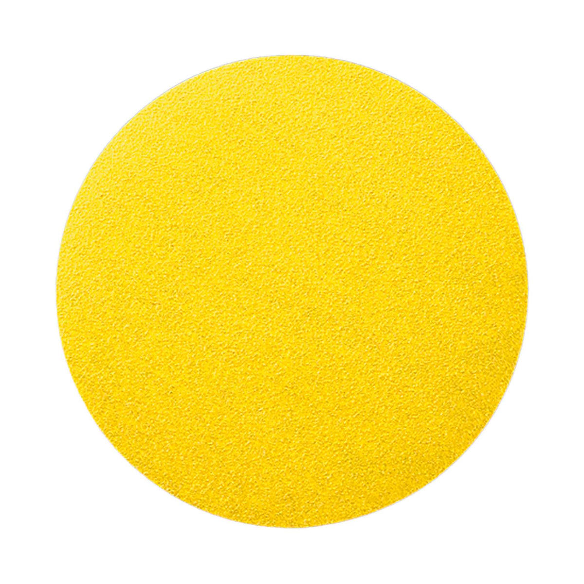 Disque de ponçage jaune auto-agrippant par velcro de 5&#39;&#39;, grain 100 (4 unités)