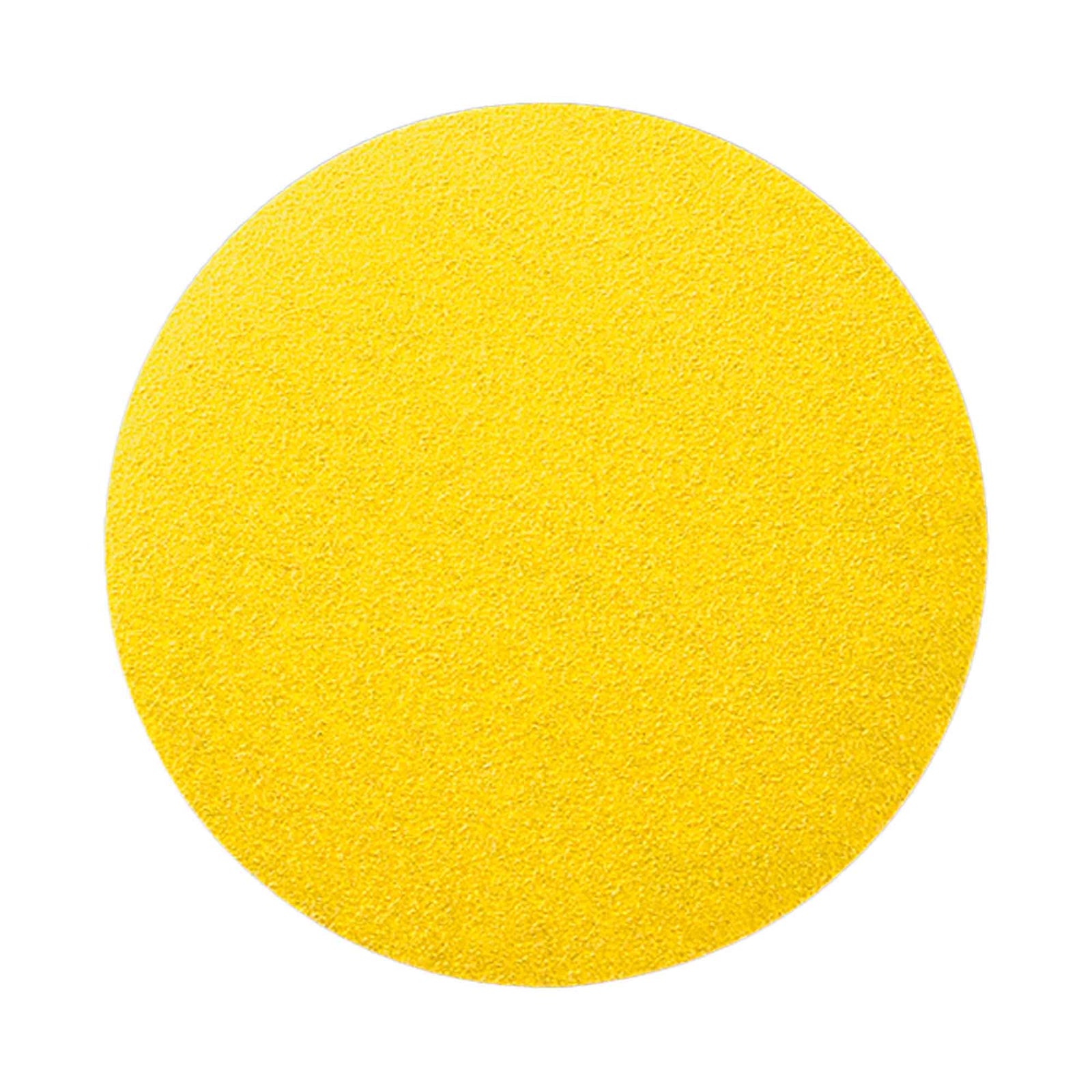Disque de ponçage jaune auto-agrippant par velcro de 5'', grain 100 (4 unités)