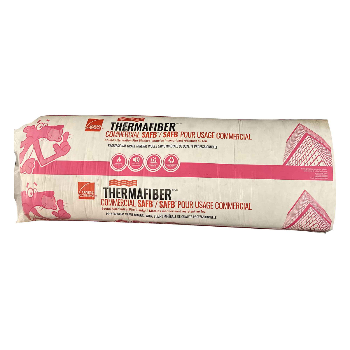 Isolant en laine minérale Thermafiber Fire & Sound Guard, 3'' x 23'' x 47'' (60,1 pi²)