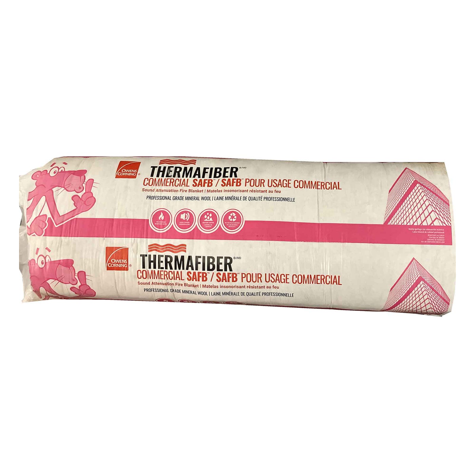 Isolant en laine minérale Thermafiber Fire & Sound Guard, 3'' x 23'' x 47'' (60,1 pi²)