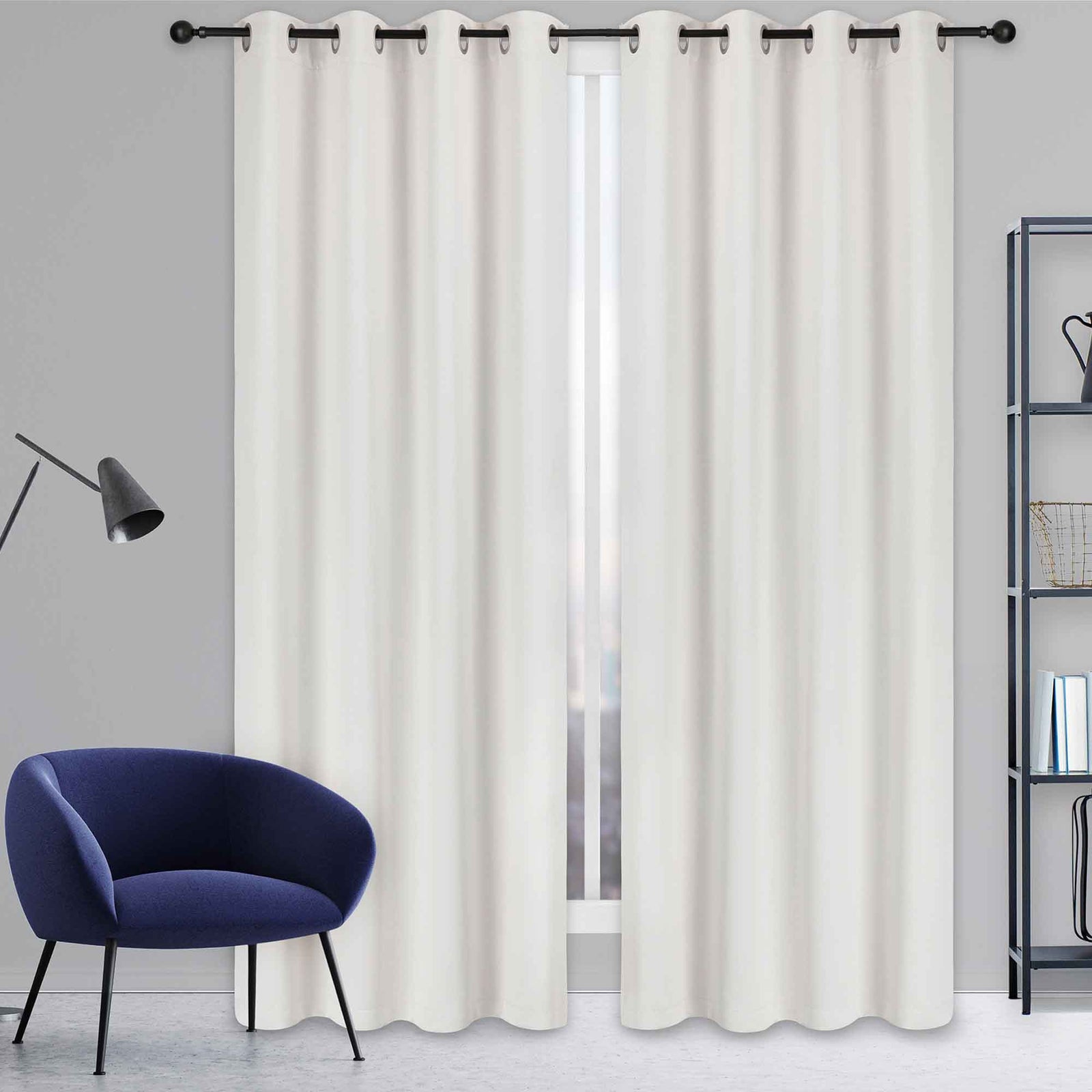 Rideau coupe-lumière Ultime, blanc cassé  