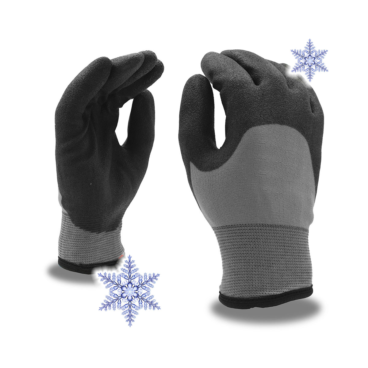 Gants d&#39;hiver &quot;GAGNON&quot; en tricot enduit de mousse de latex, moyen