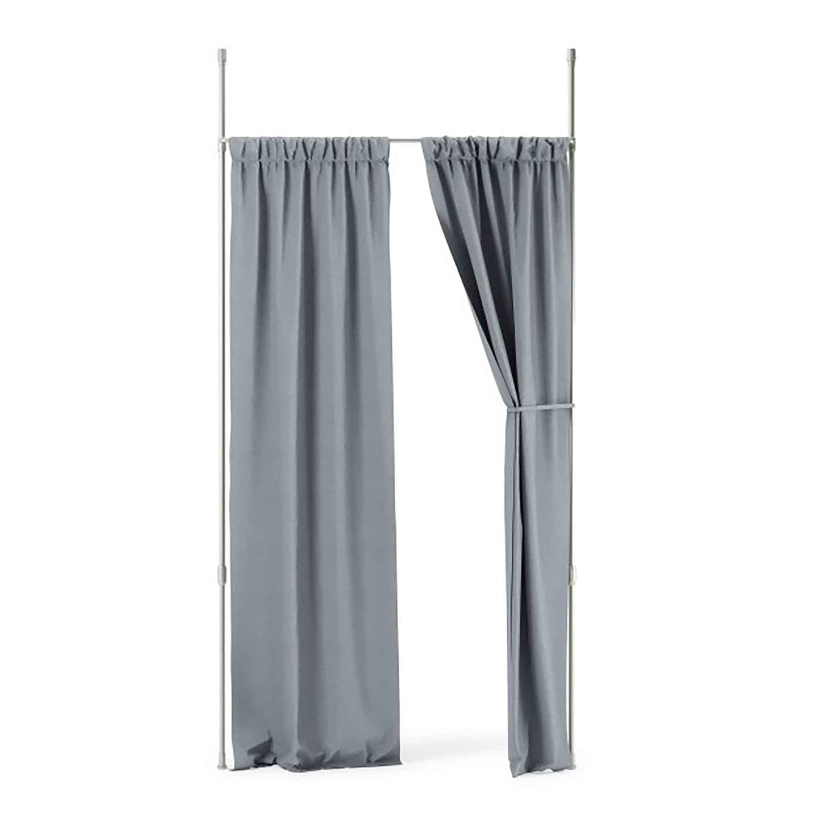 Tringle à rideaux extensible et séparateur de pièce Anywhere, nickel