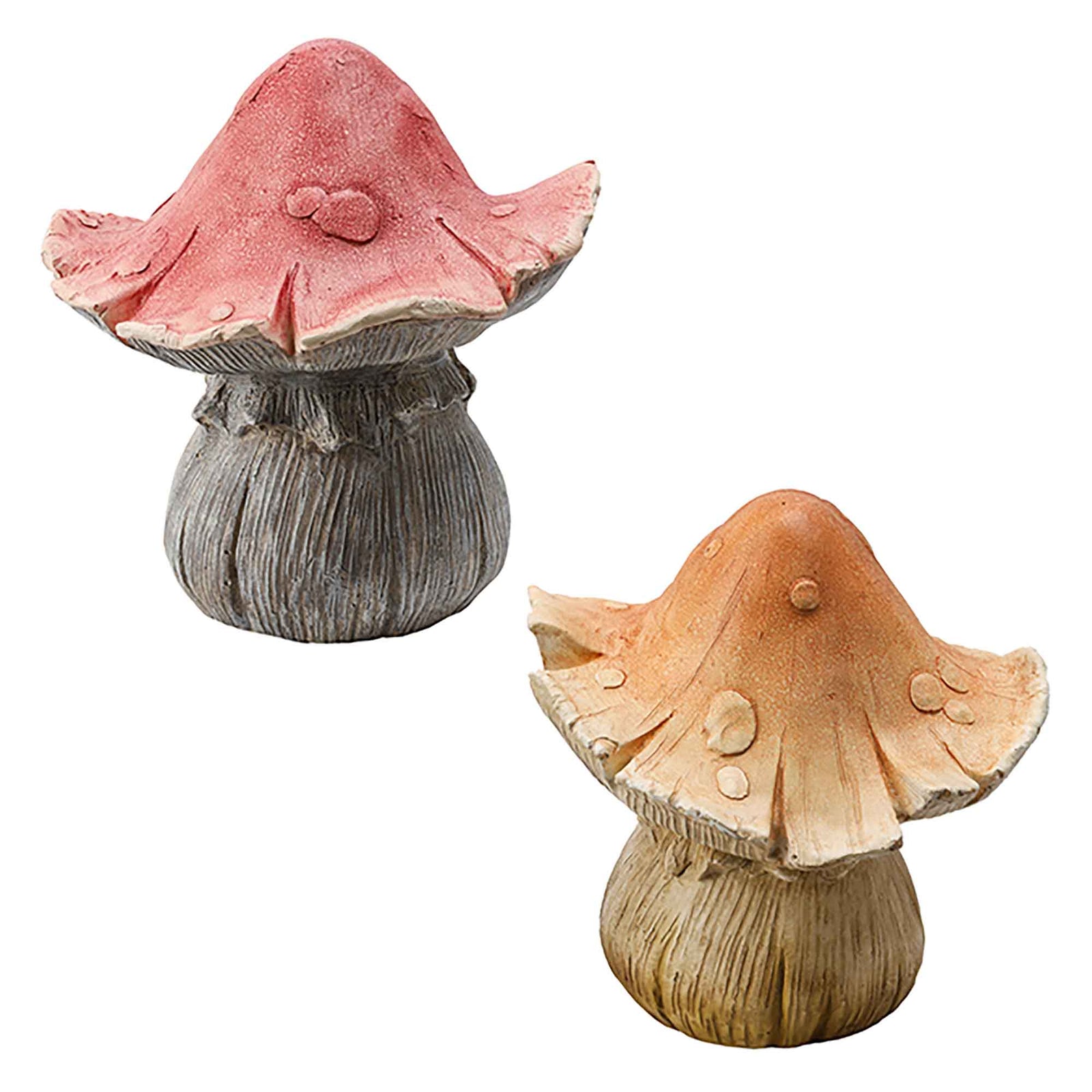 Décoration de champignon en magnésie, 9,64'' (choix entre 2 couleurs)