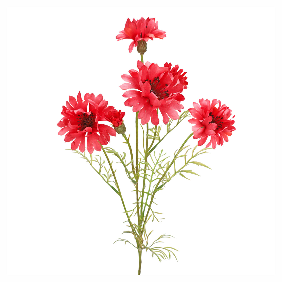 Branche de fleur d’azur artificielle fuchsia, 24,40" (fuchsia)