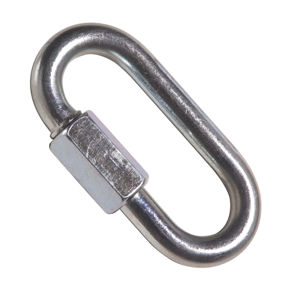 Maillon rapide plaqué de zinc de 1/4''