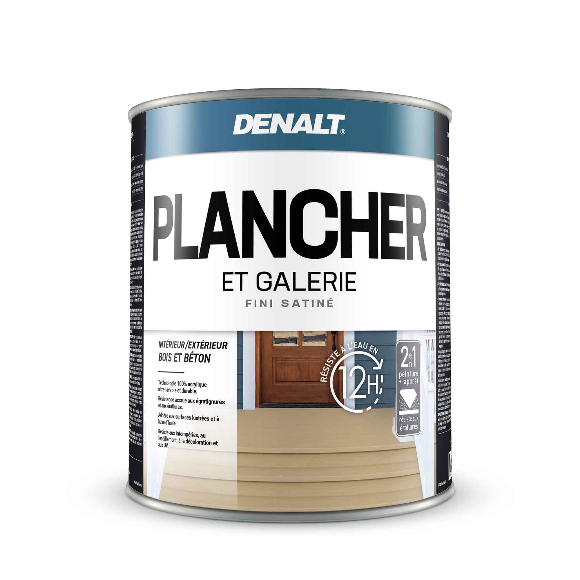 Denalt plancher et galerie satiné base neutre, 927 ml