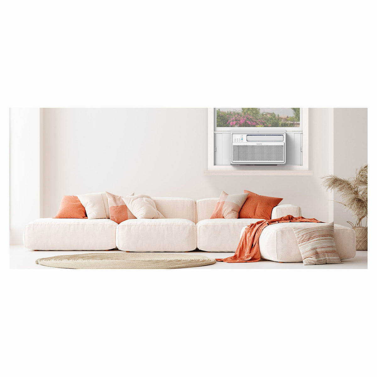 Climatiseur de fenêtre ultra silencieux avec inverseur et Wi-Fi, 8 000 BTU