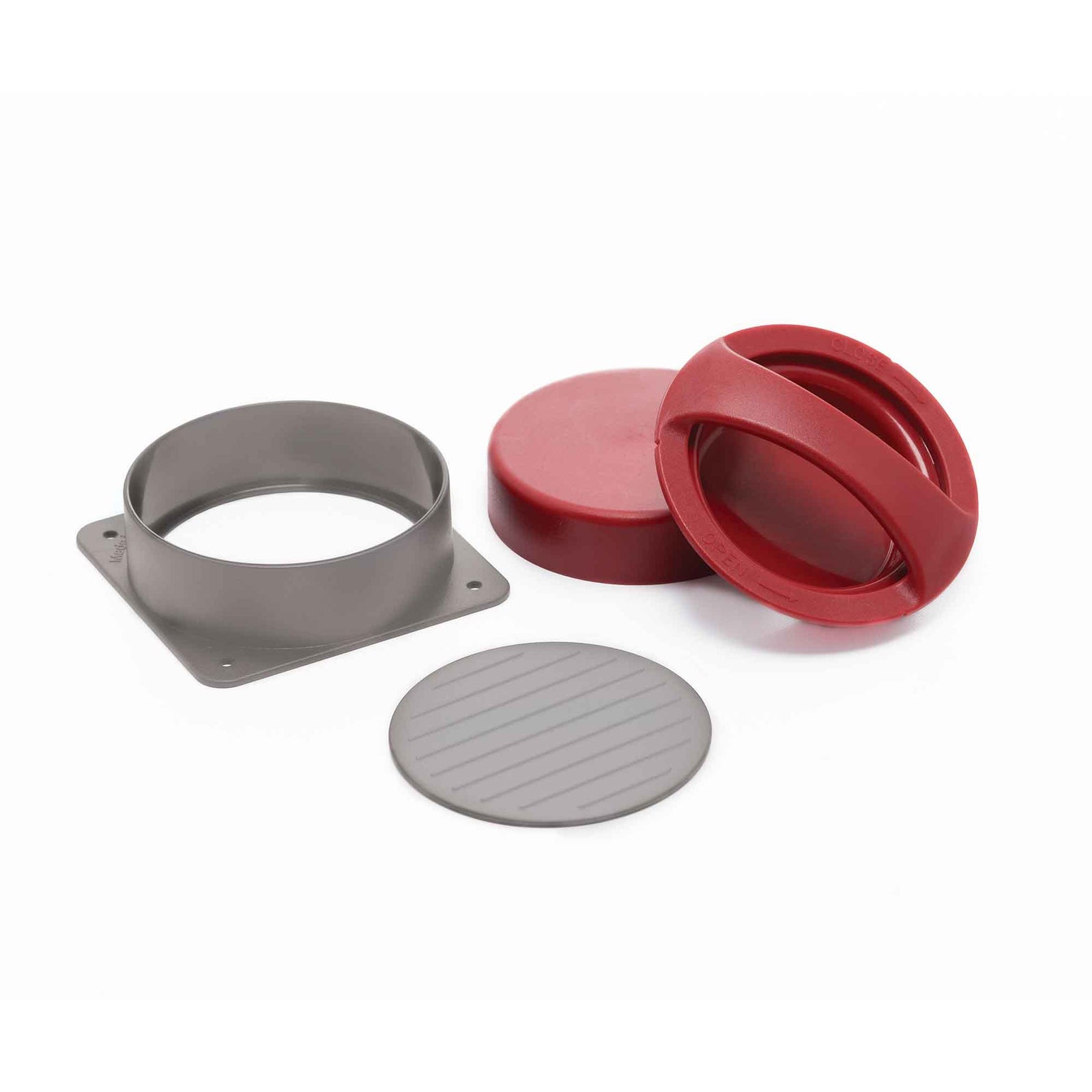 Presse pour hamburgers farcis de GrillPro, gris et rouge