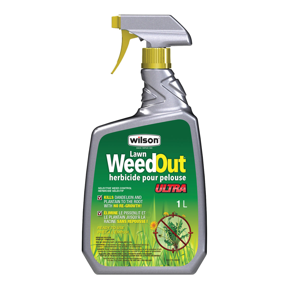 Herbicide pour pelouse WILSON WeedOut Ultra 1 L