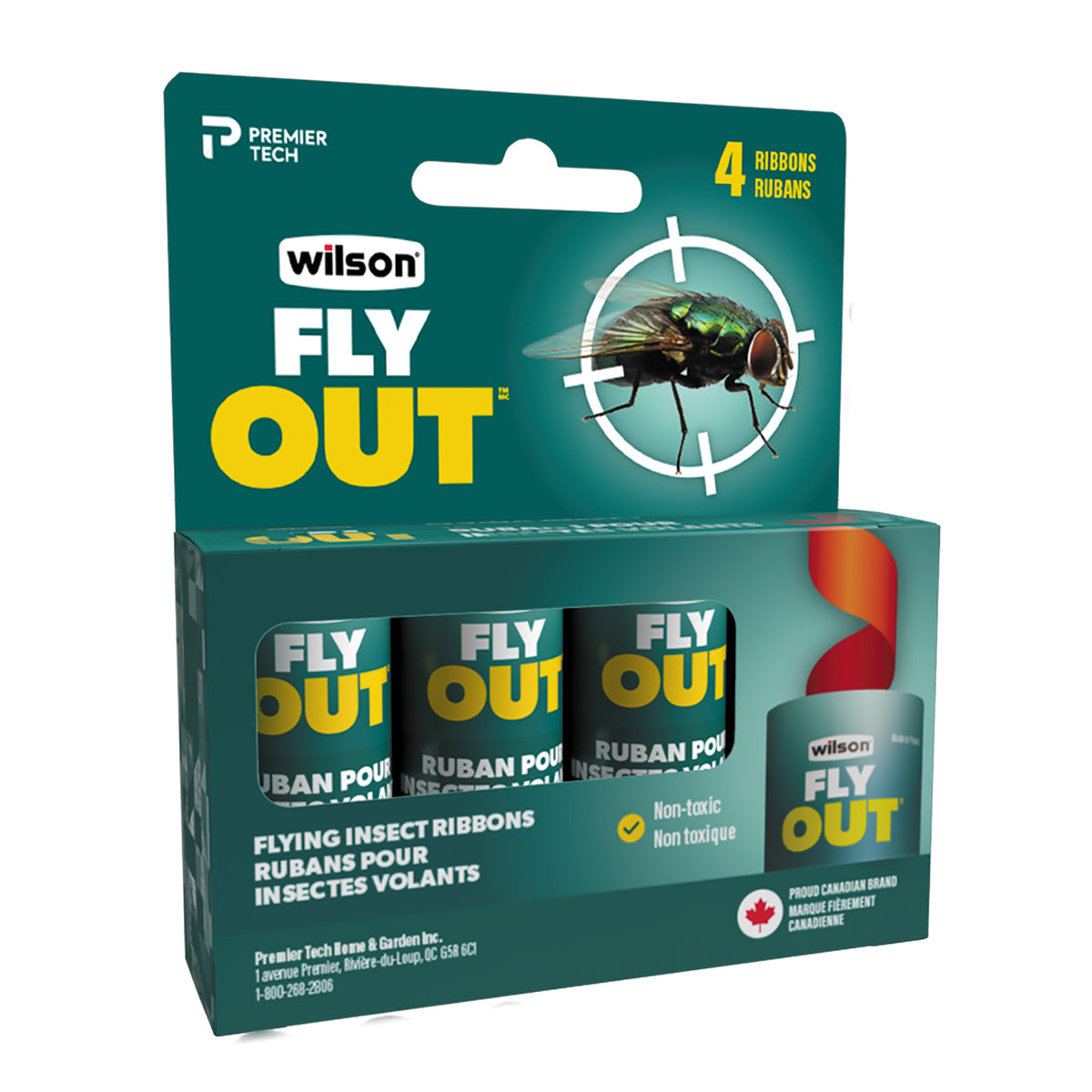 Ruban pour insectes volants FLY OUT, paquet de 3