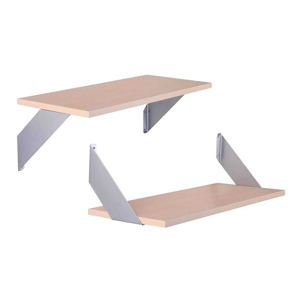 Étagère décorative réversible avec supports, 24&#39;&#39; x 10&#39;&#39; x 7,25&#39;&#39;