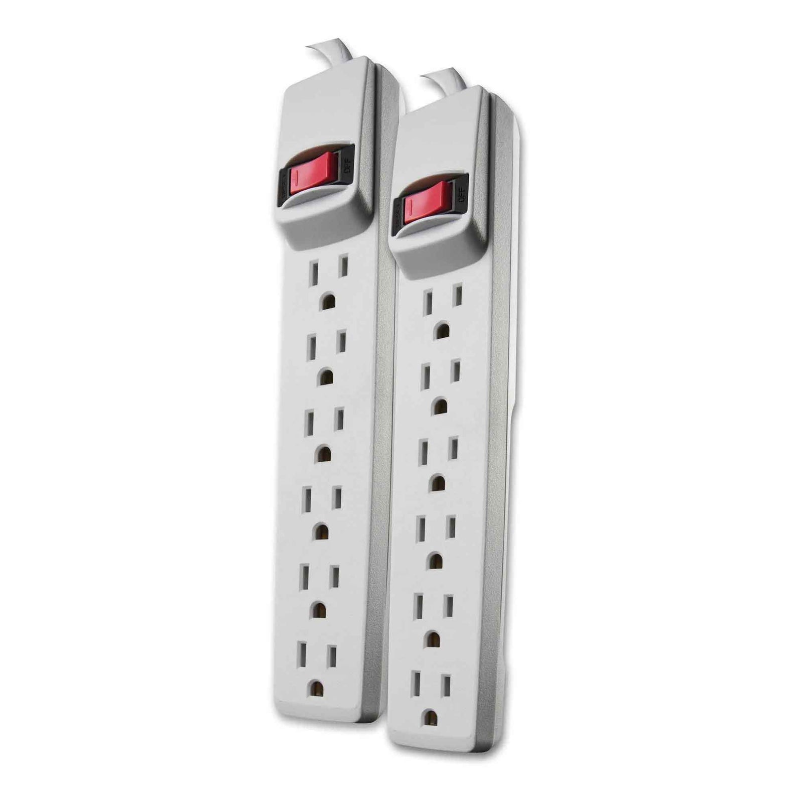 Ensemble de barres d’alimentation à 6 prises, 2 unités