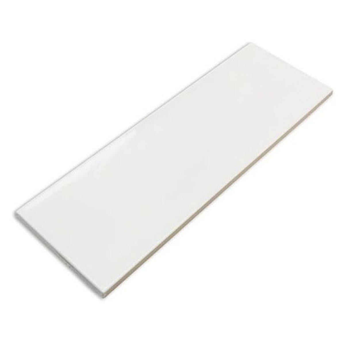 Carreau de céramique murale Subway Classic blanc lustré, 4'' x 12'' (9,38 pi2)