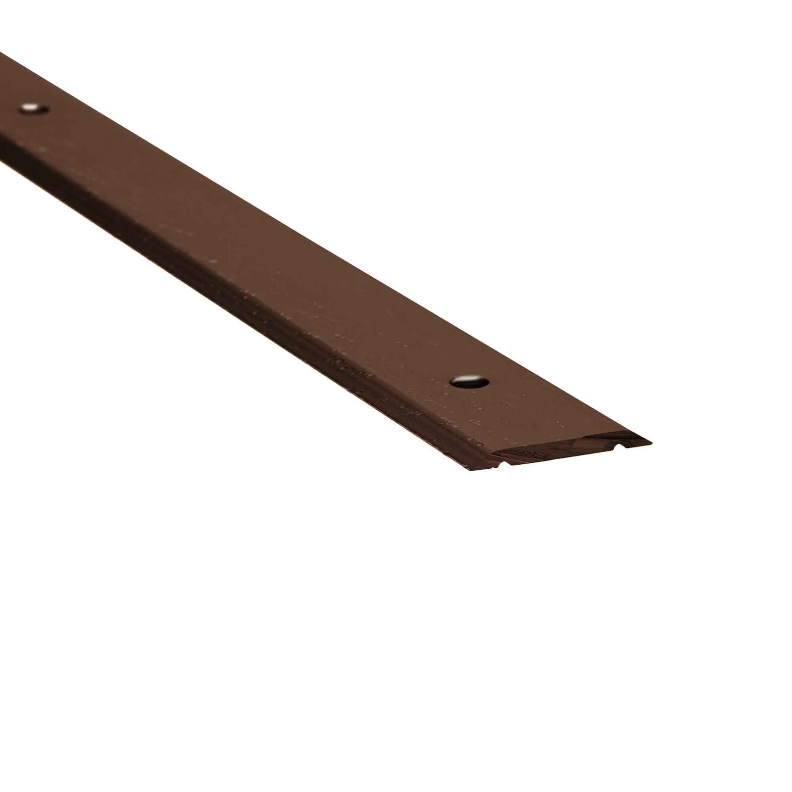 Bordure de joint de plancher bronze antique martelé, 1" x 3'