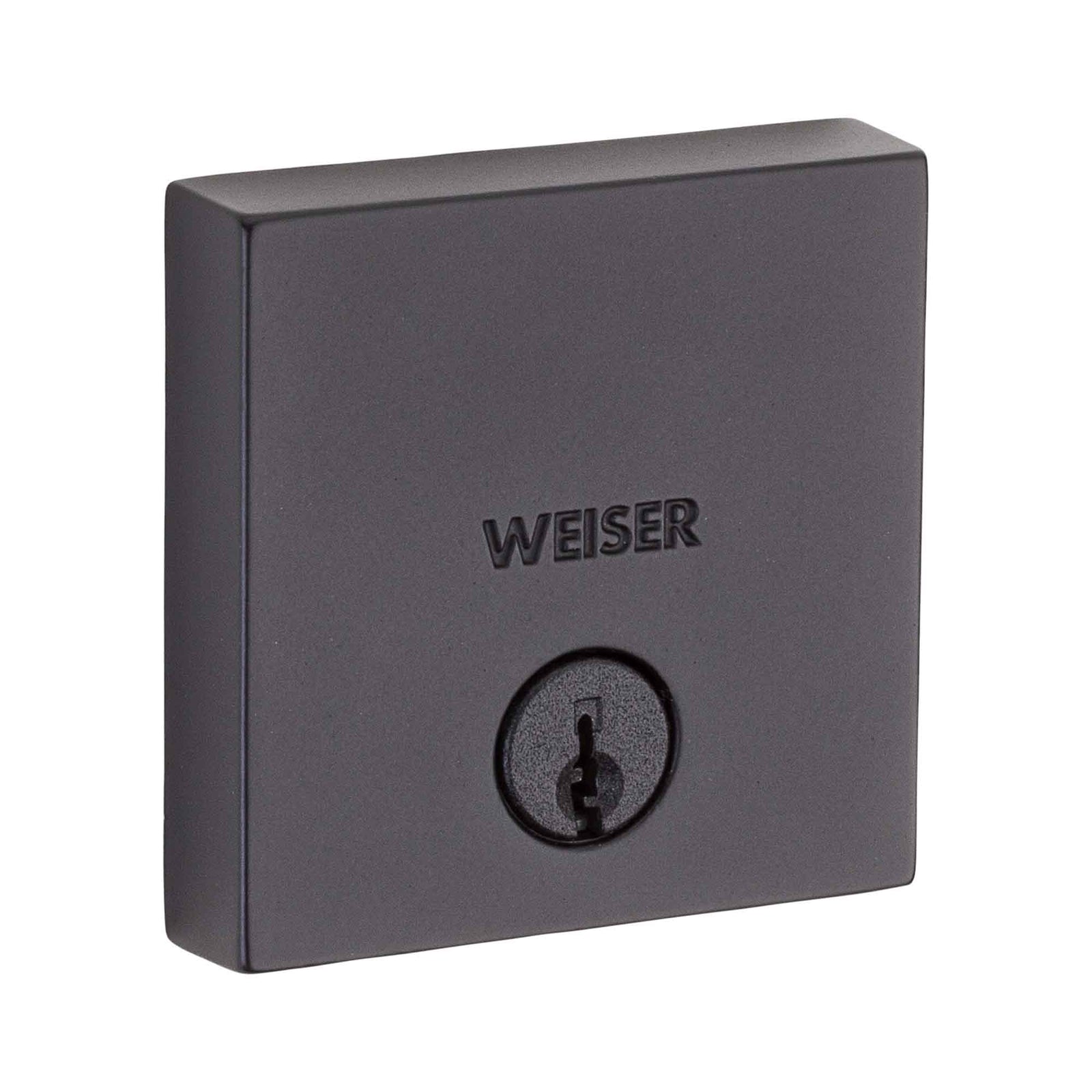 Pêne dormant carré Downtown, noir mat