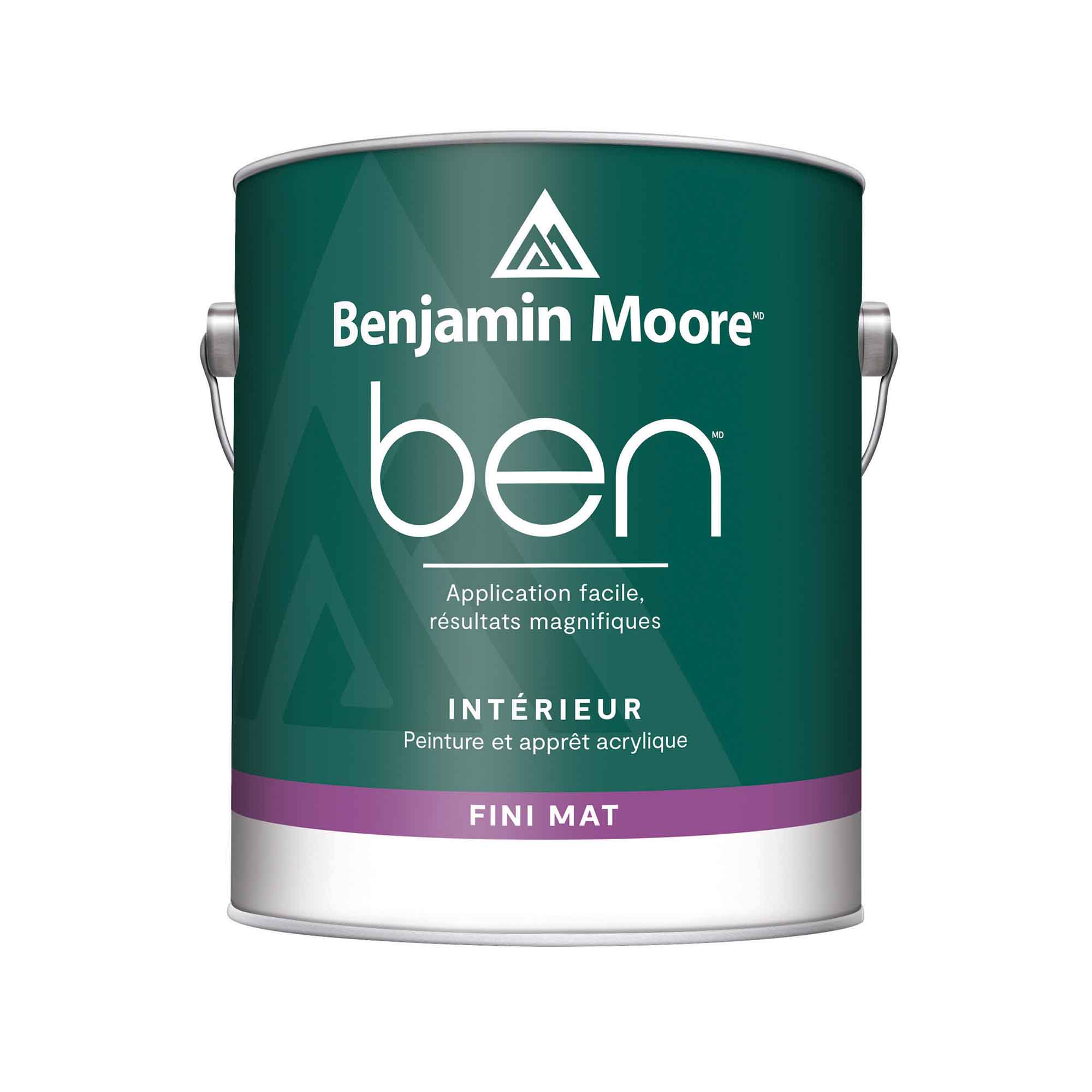 Peinture et apprêt d’intérieur Ben mat base 3, 3,79 L