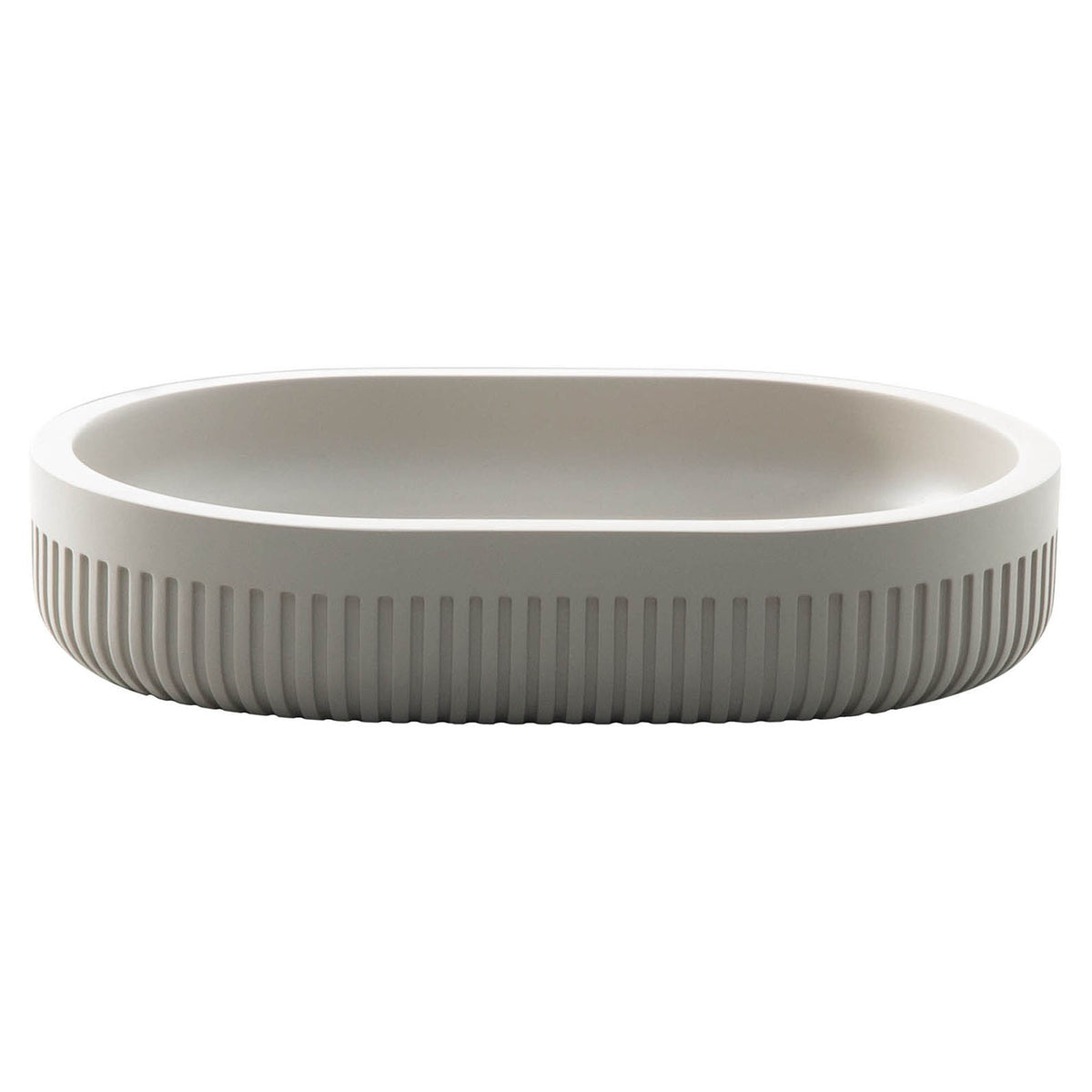 Porte-savon Corbett en résine, taupe
