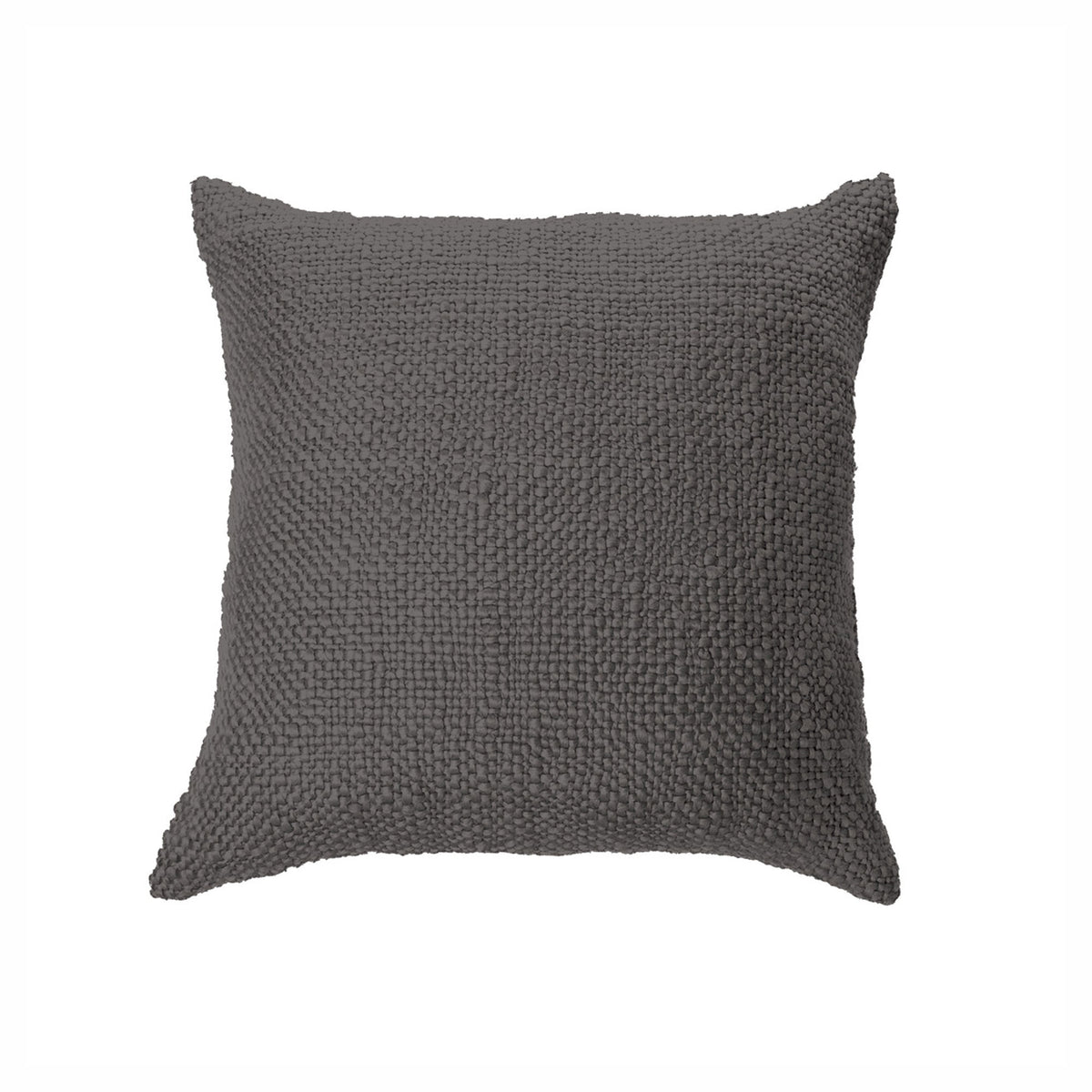 Coussin Mollo en tricot, 20" x 20" (gris charbon)